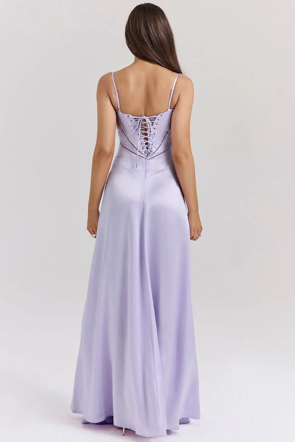 Lisa bustier dress - Purple