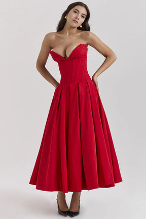 Taylor Shaping Dress - Red