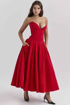 Taylor Shaping Dress - Red