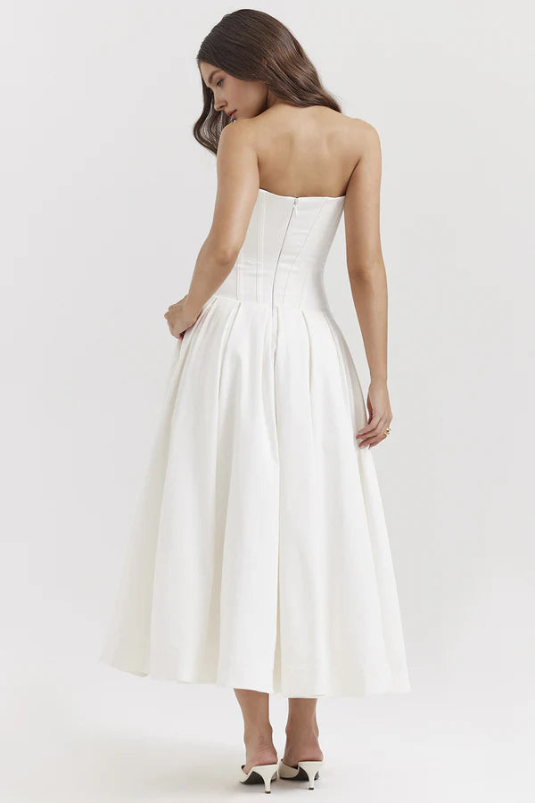 Taylor Shaping Dress - White